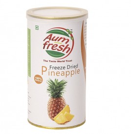 Aum Fresh Freeze Dried Pineapple   Tin  25 grams
